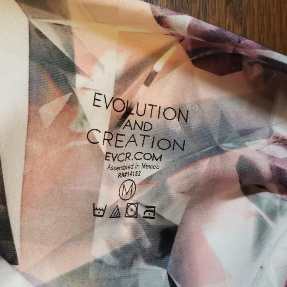 NWOT Evolution and Creation crystal leggings - Picture 3 of 3